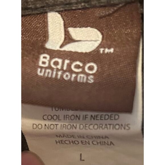 GUC Barco Uniforms Wendy's Restaurant Employee Shirt Work Shirt Size Large - Picture 4 of 6